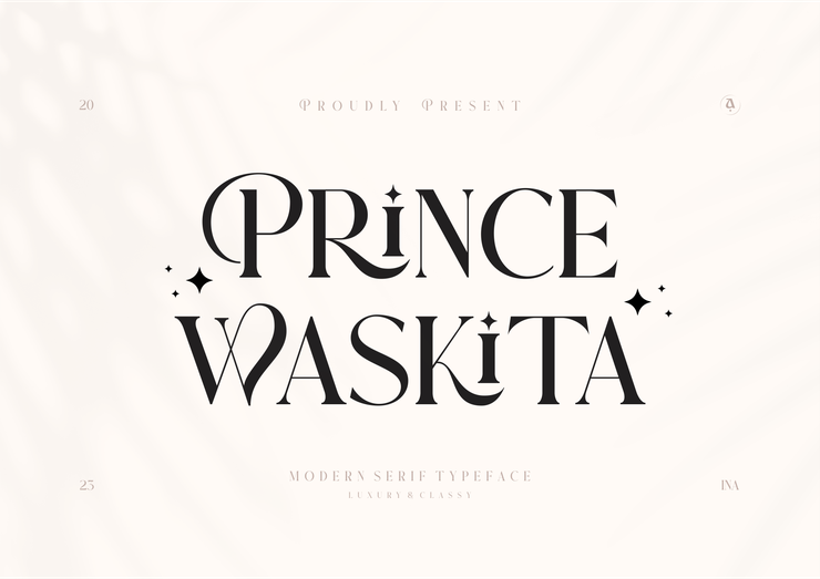 Prince waskita字体 1