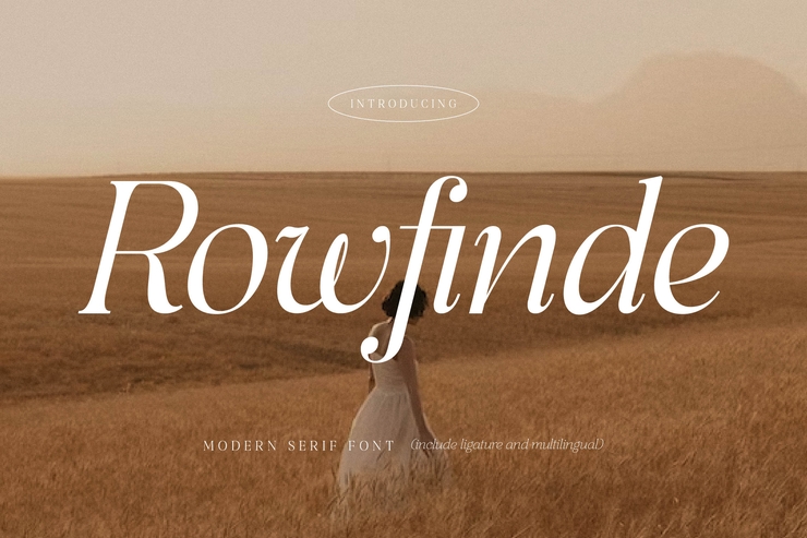 Rowfinde字体 1