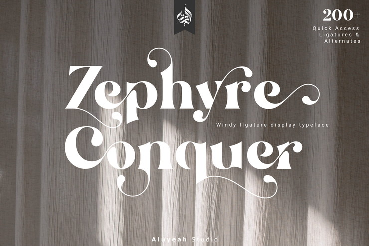 zephyre conquer字体 1