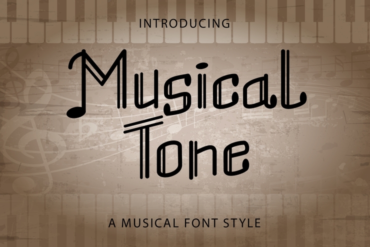 Musical tone字体 1