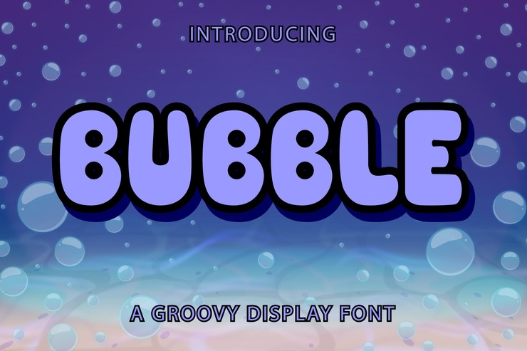 Bubble字体 1