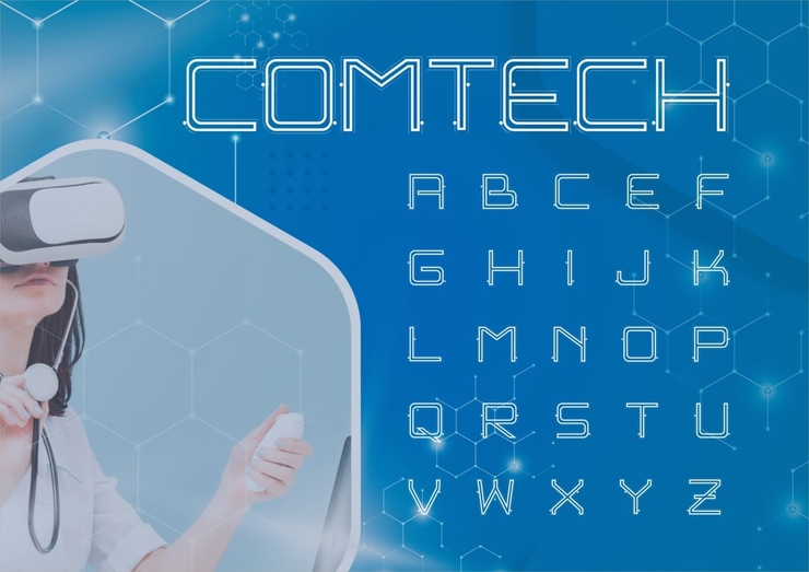 Comtech字体 7