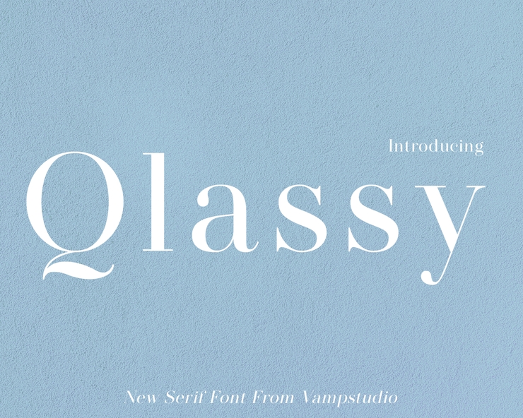 Qlassy字体 1