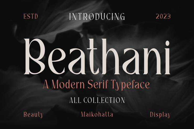 Beathani字体 2