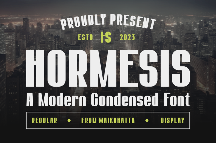 Hormesis字体 3