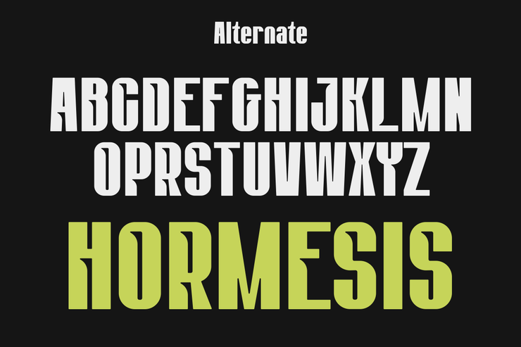Hormesis字体 4