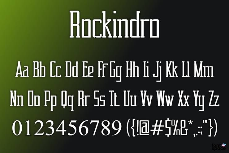 Rockindro字体 2