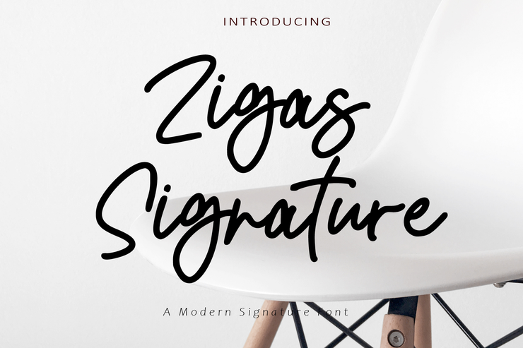 zigas signature字体 1