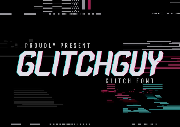 Glitchguy字体 1