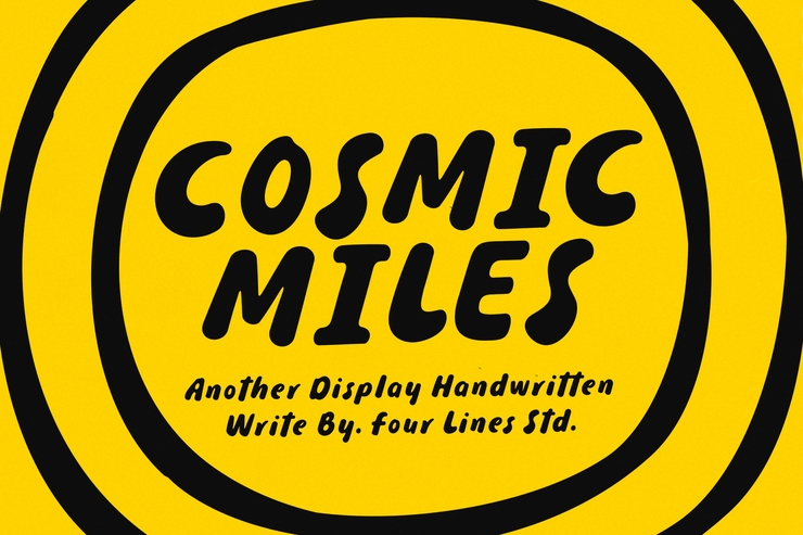 Cosmic miles字体 1