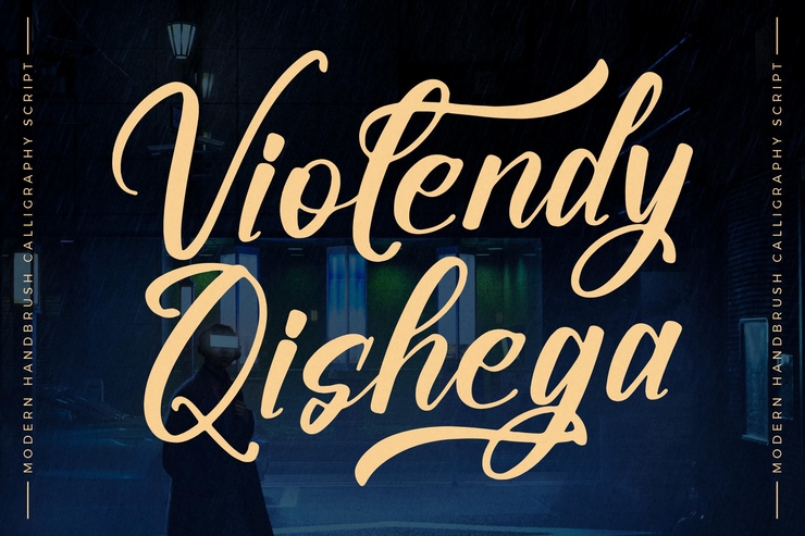 Violendy qishega字体 1