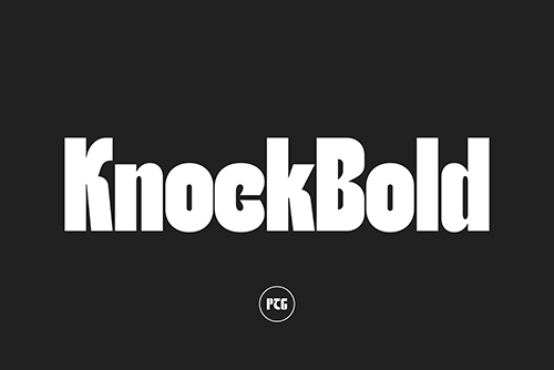 Knockbold字体 1