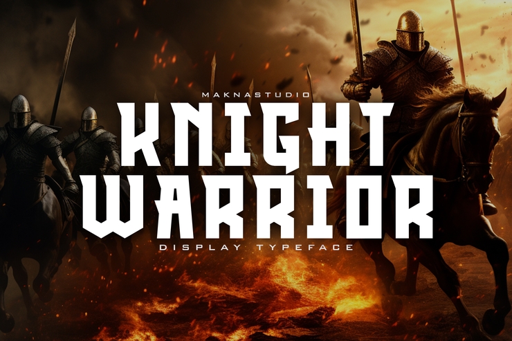 Knight warrior字体 1