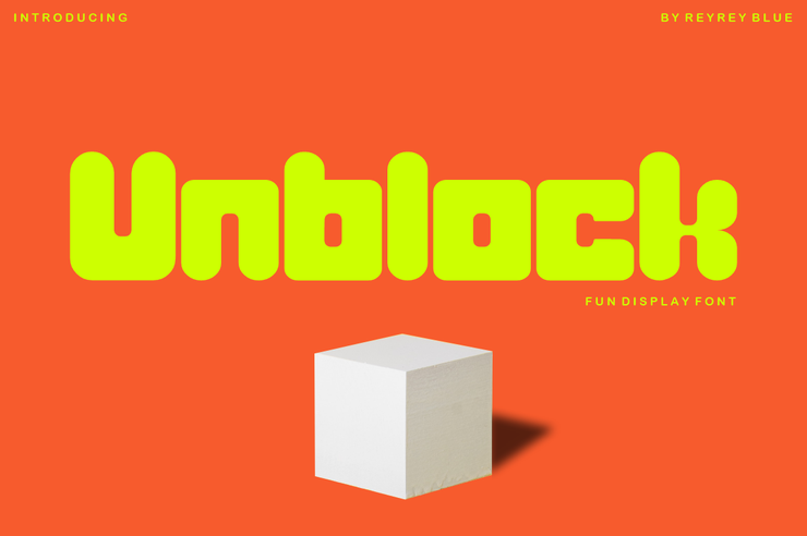 Unblock字体 1