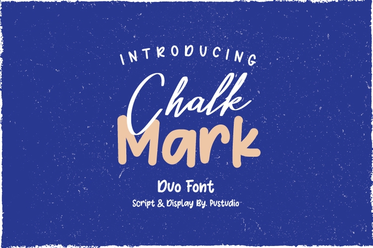 Chalk mark字体 1