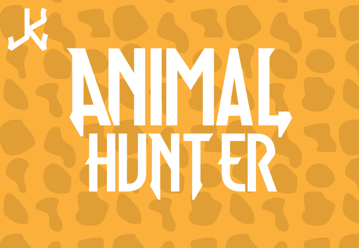 Animal hunter字体 1