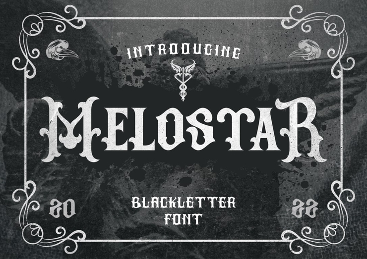 Melostar字体 1