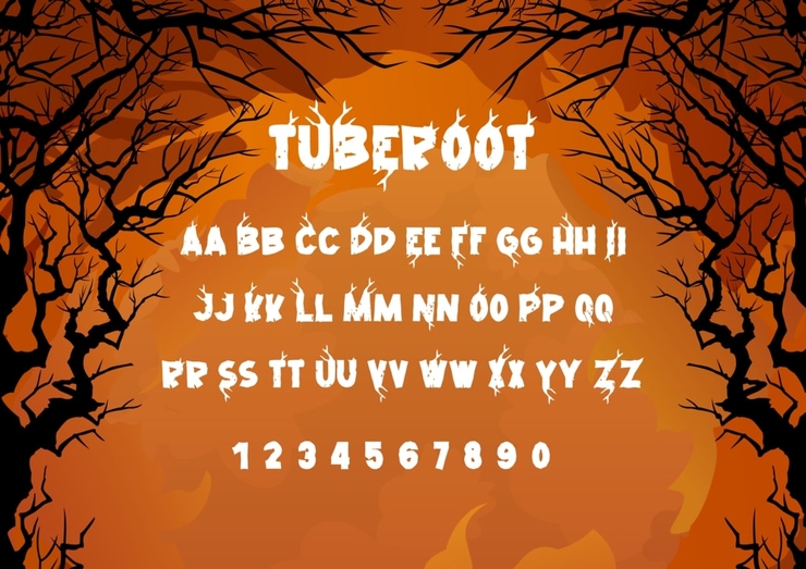 Tuberoot字体 2