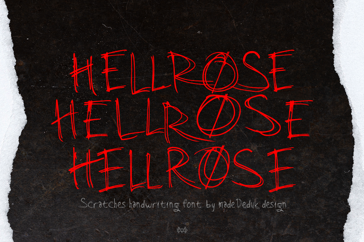 Hellrose字体 1