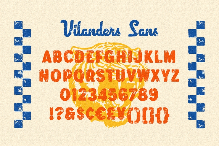 Vilanders sans字体 9