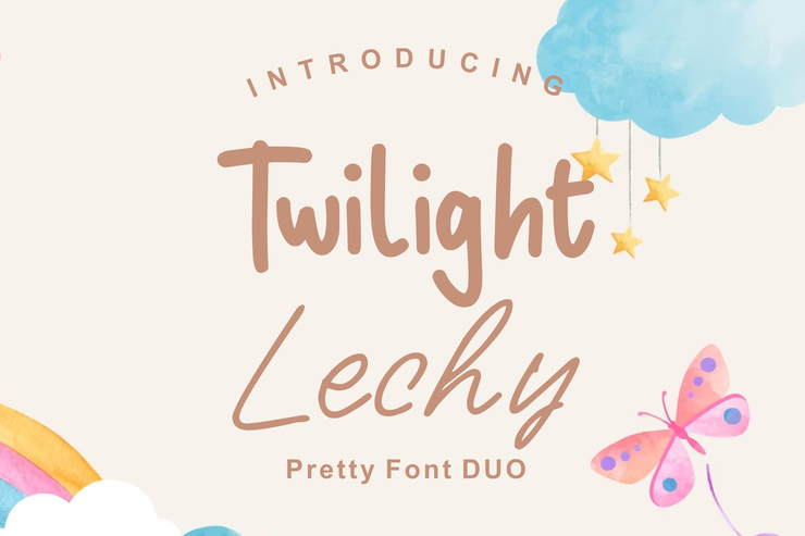 Twilight lechy字体 1