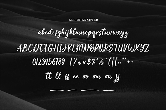 Charlista字体 6