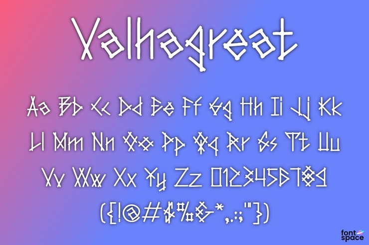 Valhagreat字体 2