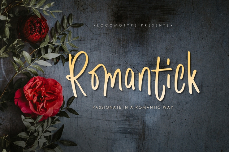 Romantick字体 1