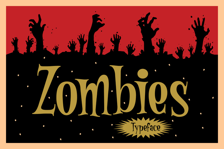 zombies字体 1