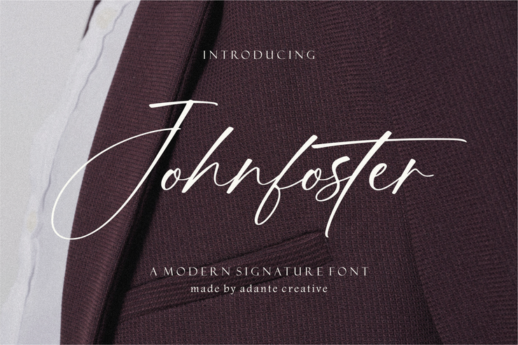 Johnfoster字体 1