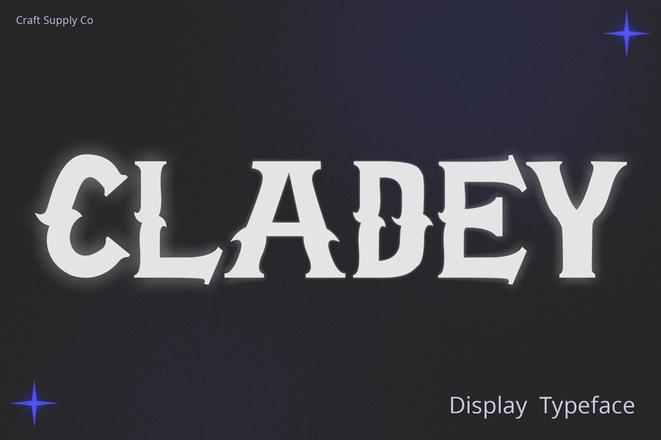 Cladey字体 2
