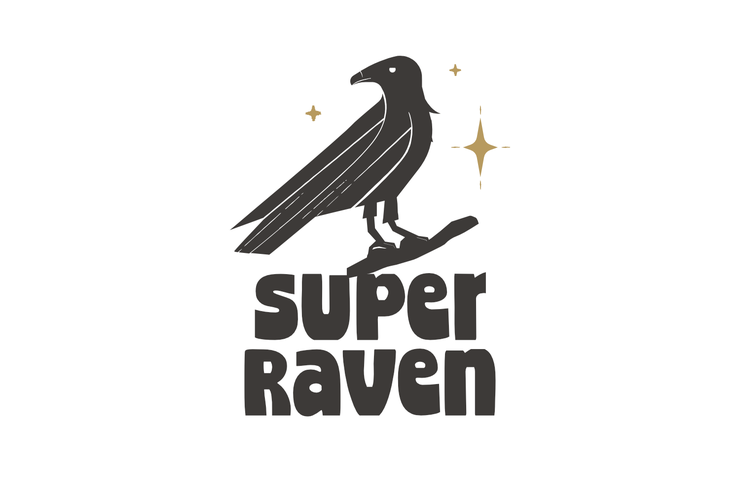 Super raven字体 1