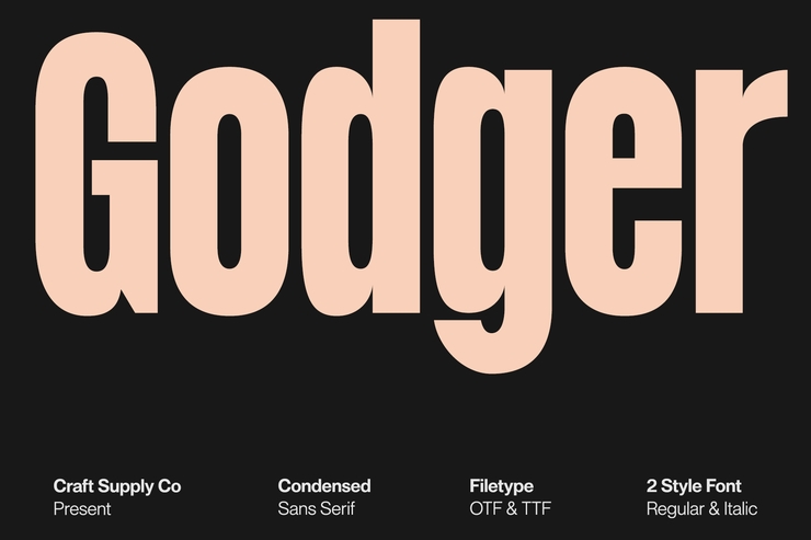 Godger字体 2
