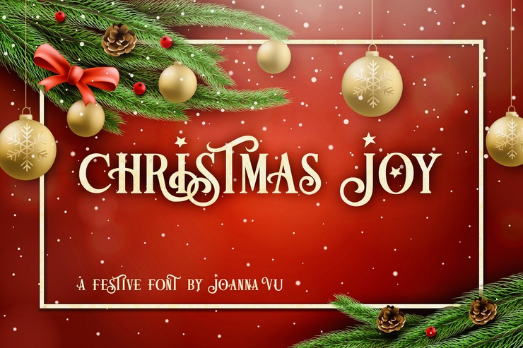 Christmas joy字体 1