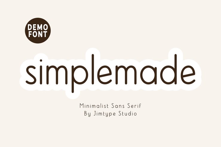 Simplemade字体 1