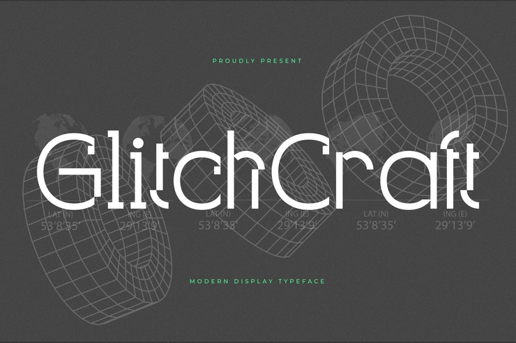 Glitchcraft字体 2