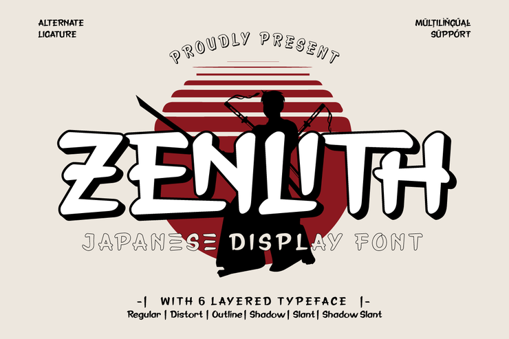 zenlith trial字体 1