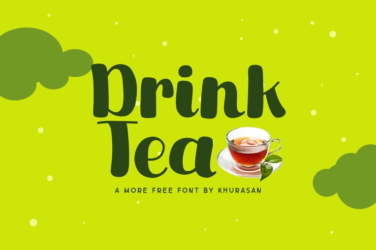 Drink tea字体 1