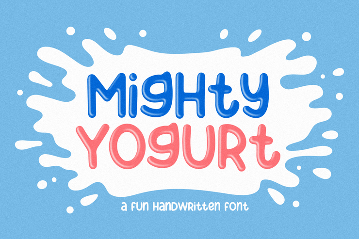 Mighty yogurt字体 1