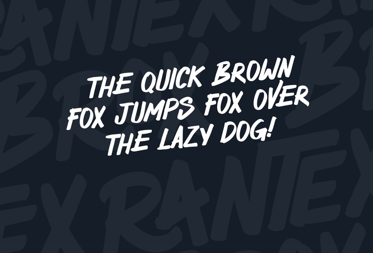 Rantex brox字体 6