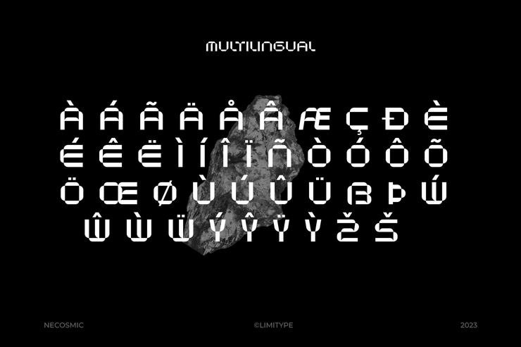 Necosmic字体 9