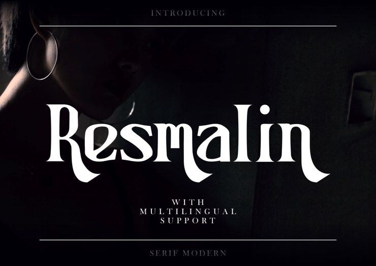 Resmalin字体 1