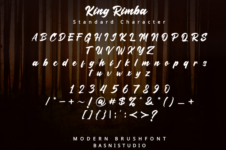 King rimba字体 6