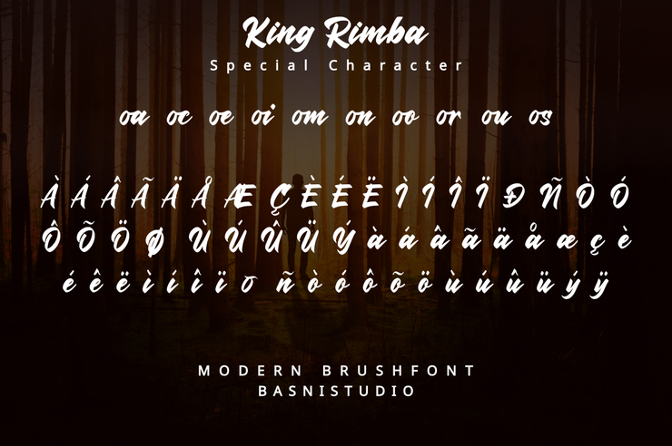 King rimba字体 7