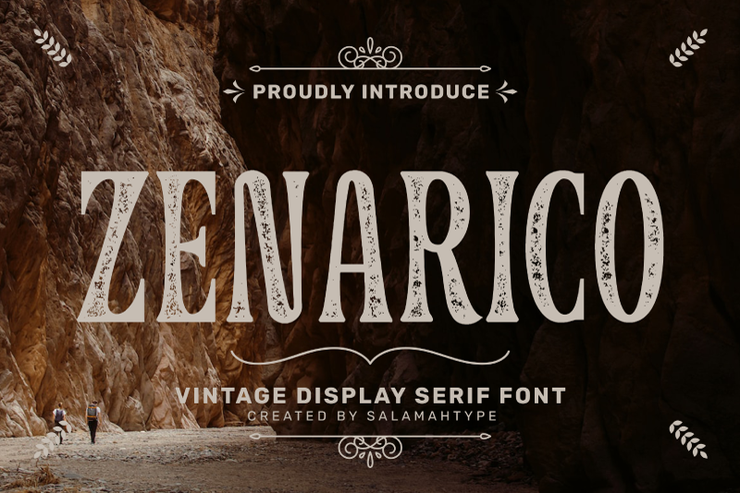zenarico texture字体 1