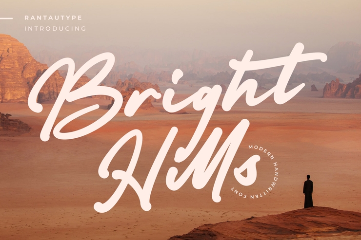 Bright hills字体 1