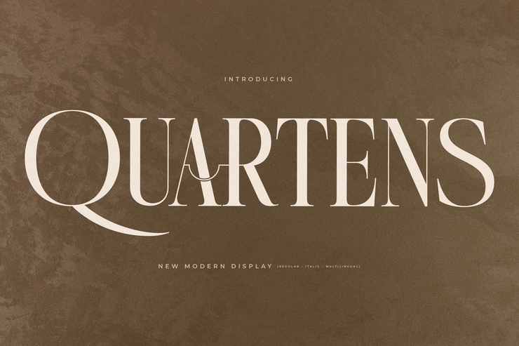 Quartens字体 2