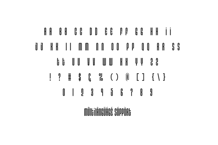 Millwon字体 5