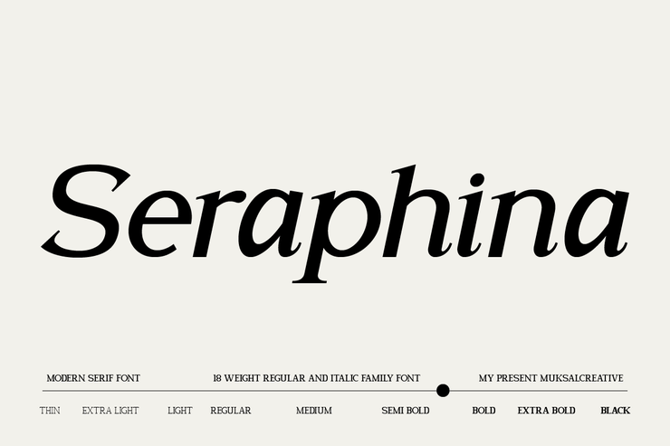 Seraphina字体 1