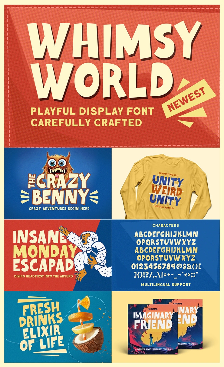 Whimsy world字体 1